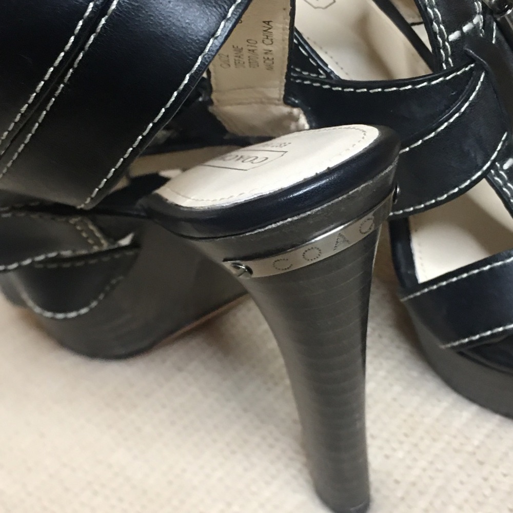 Coach Black Strappy Sandal - Picture 5 of 5